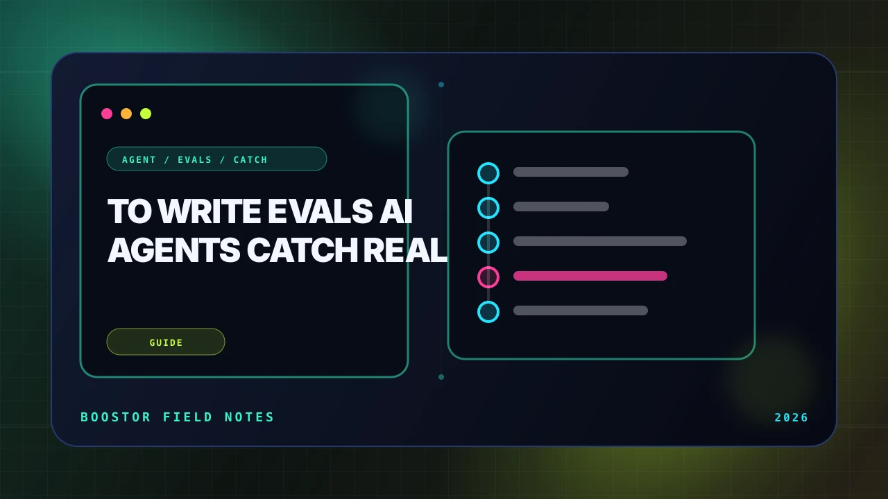 How to Write Evals for AI Agents That Catch Real Bugs (Not Vibes)