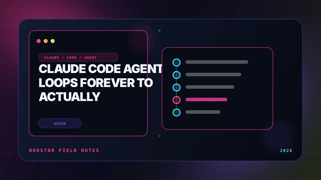Why Your Claude Code Agent Loops Forever (and How to Actually Stop It)