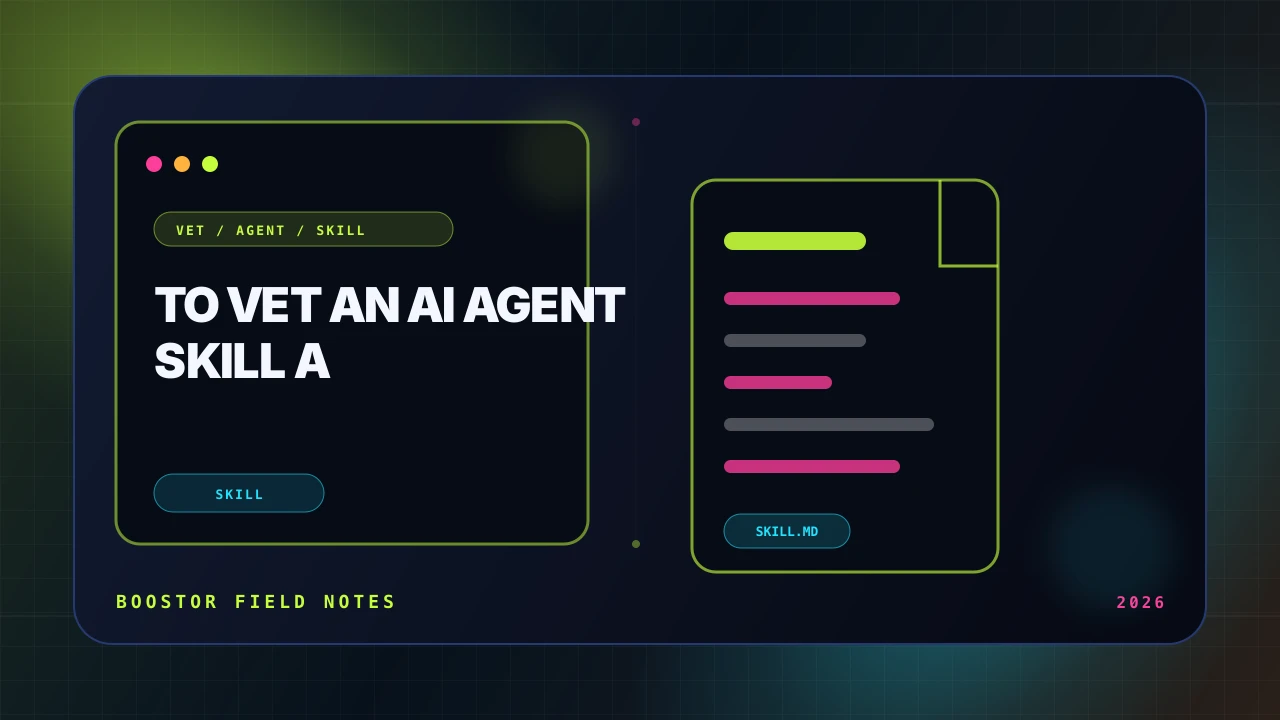 How to Vet an AI Agent Skill: A 5-Point Slop Check for Claude Code