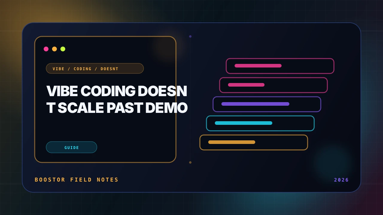 Vibe Coding Doesn't Scale Past the Demo